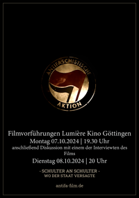 Antifa Film Plakat Göttingen