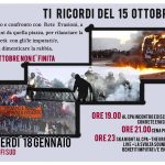 Firenze - Ti ricordi del 15 Ottobre? - Incontro con Rete Evasioni al CPA